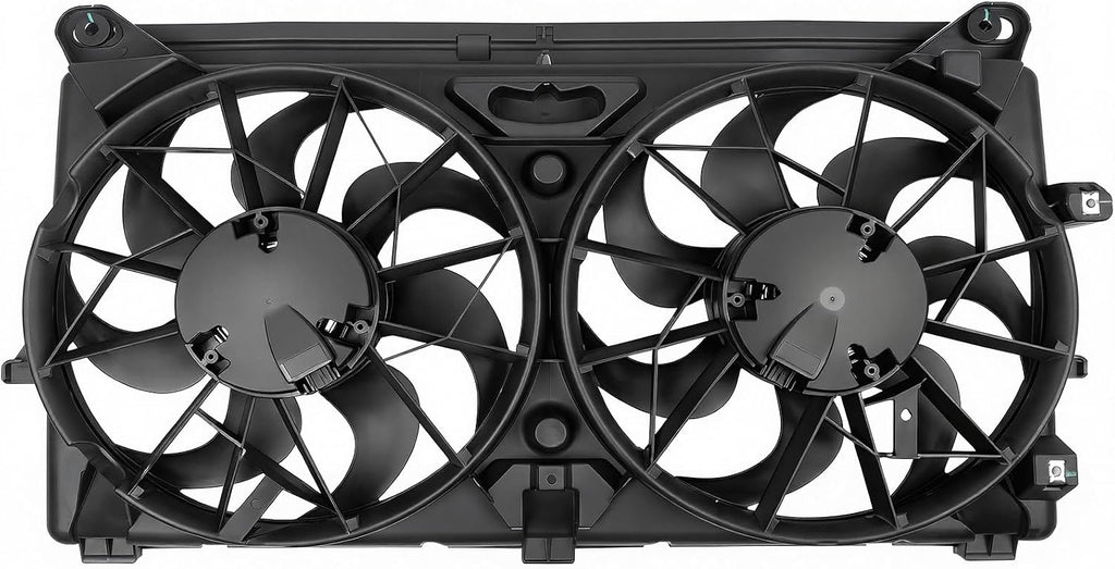 620-654 Engine Radiator Cooling Fan Assembly for 2007-2013 Chevy Avalanche Silverado Suburban Escalade Tahoe Sierra Yukon Silverado 620654 15780788