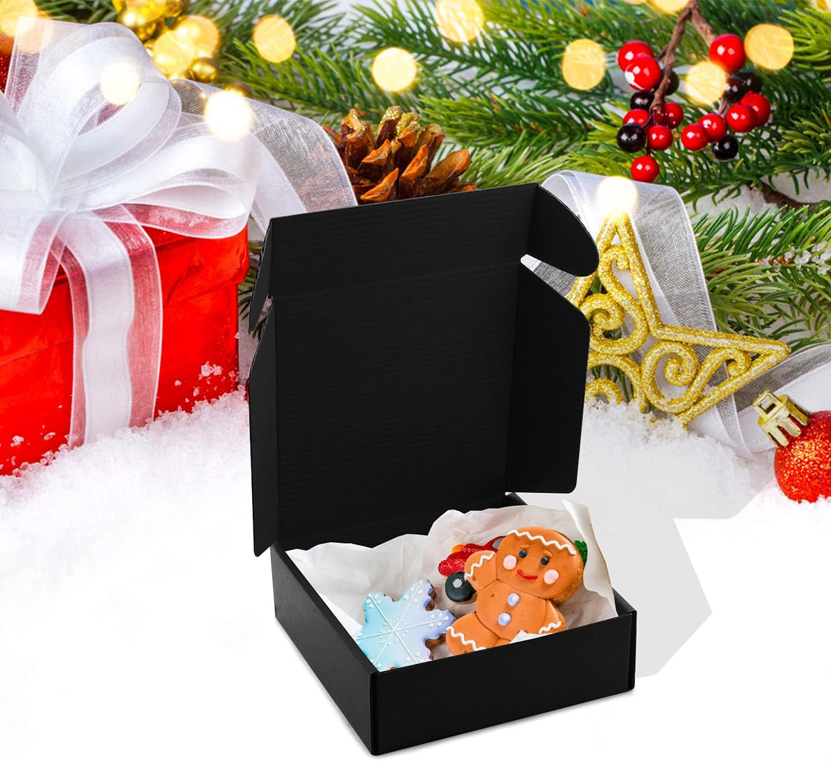 Cardboard Boxes Shipping Boxes,15 Pack Recyclable Corrugated Cardboard Box Small Mailing Storage Gift Boxes for