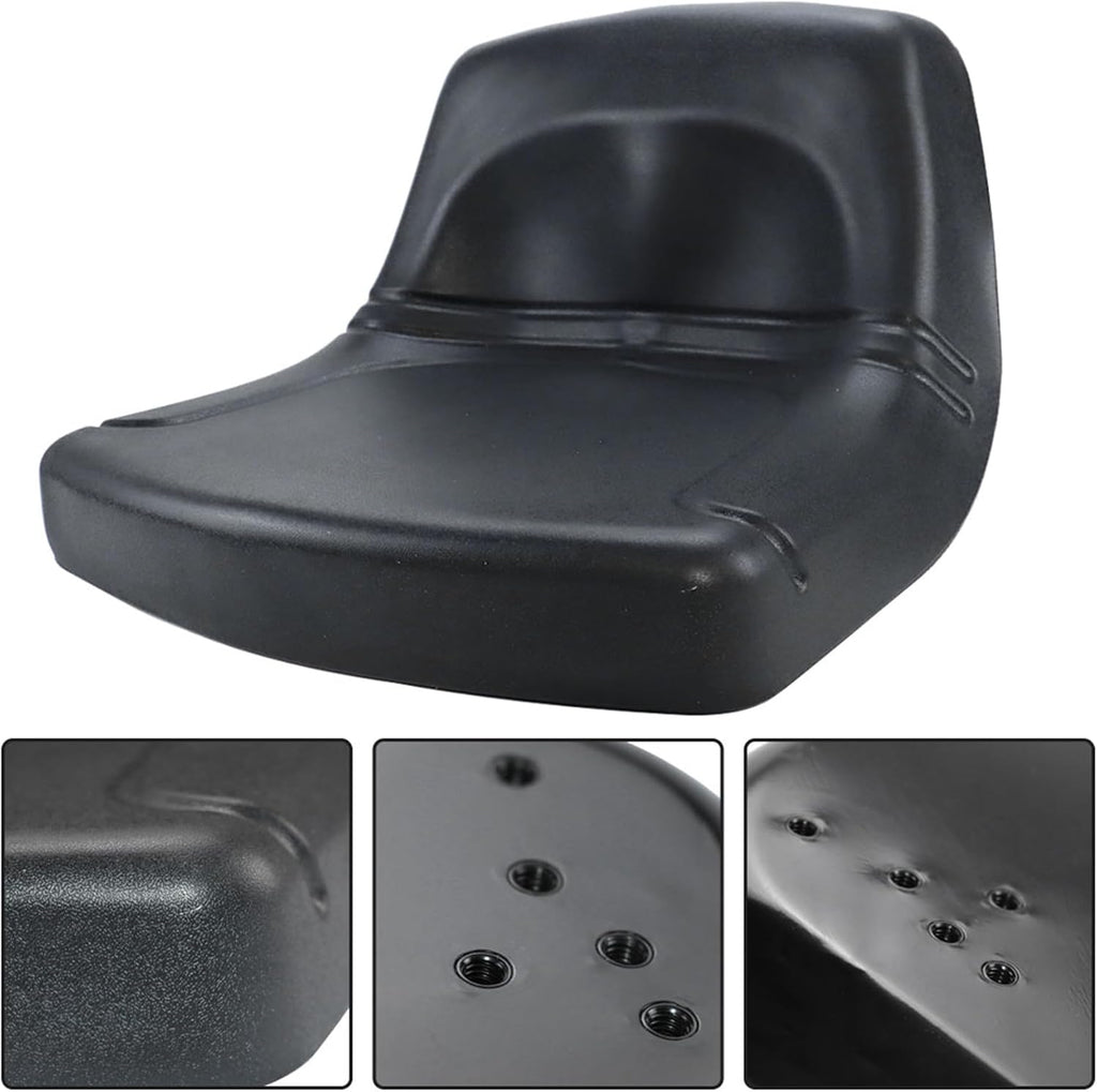 Black High Back Lawn Mower Garden Tractor Seat Multi Replacement for john deere for Toro universal