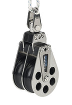 Schaefer Double 7 Series Block, Stainless Steel Cheeks and Delrin Plain Bearing Sheaves