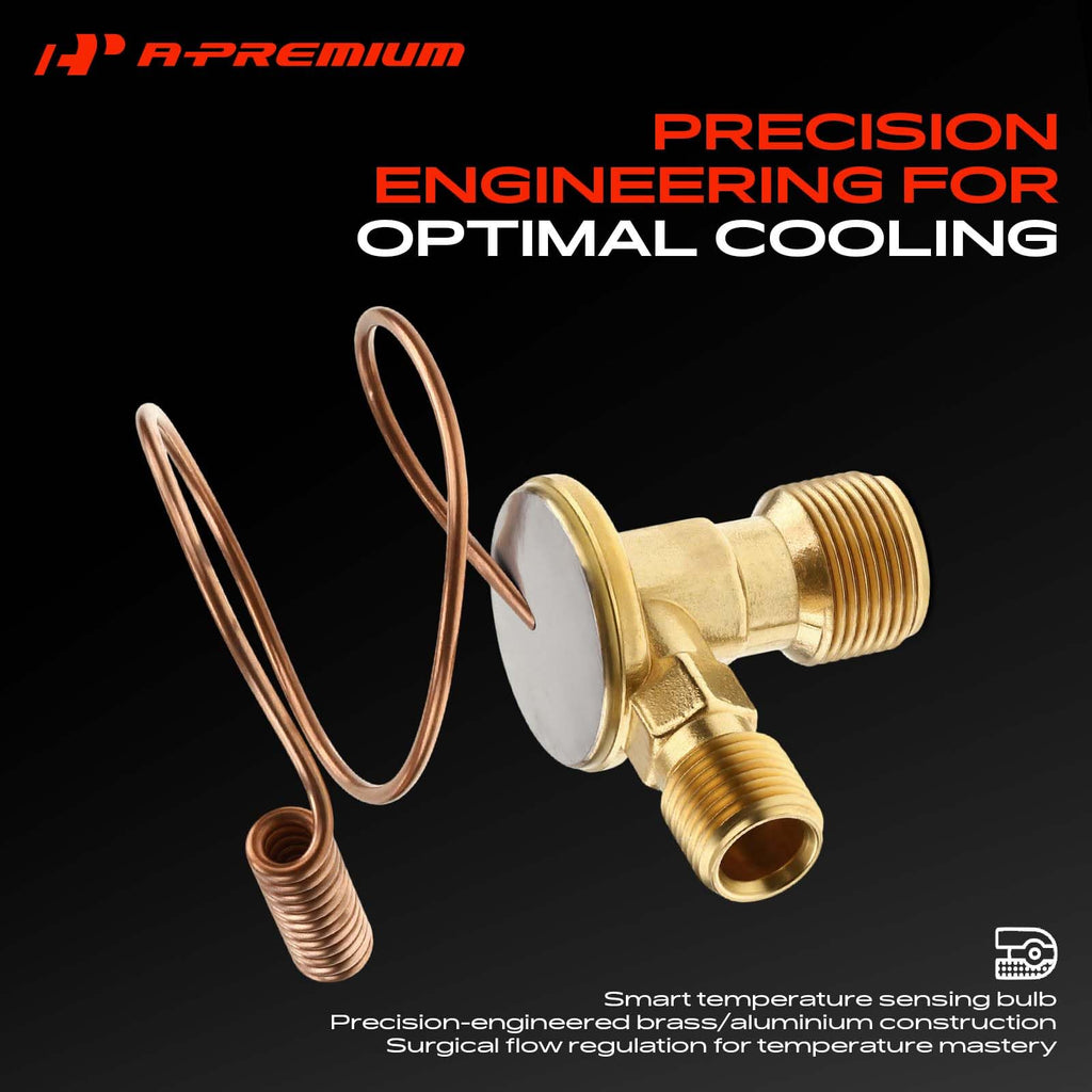 A-Premium Rear AC Expansion Valve Compatible with Toyota
