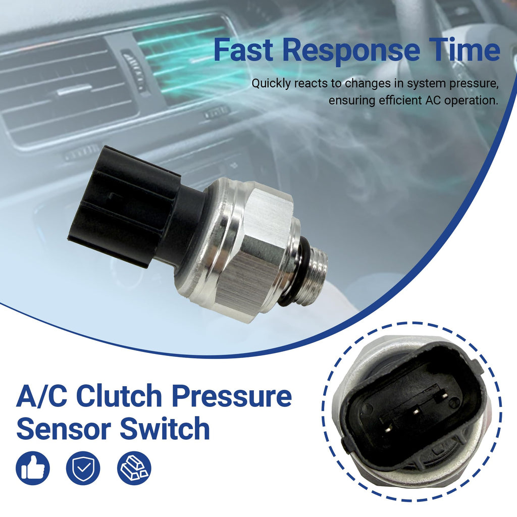 Qinyra A/C Clutch Pressure Sensor Switch Replaces 80450T2FA01