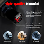 4 Pack Wheel Center Caps and Valve Caps Compatible with Tesla