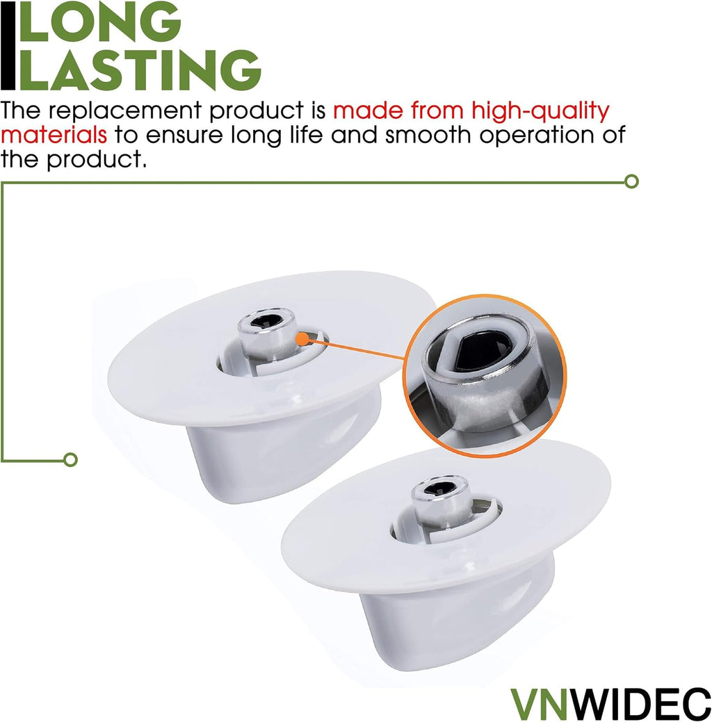 2PC Dryer Timer Knob for GE GTDX100EM1WW GTDX180ED3WW GTDX180ED0WW