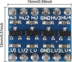 8pcs 4 Channel IIC I2C Logic Level Converter Bi-Directional Module 3.3V-5V Shifter Modules for Raspberry Pi Microcontrollers