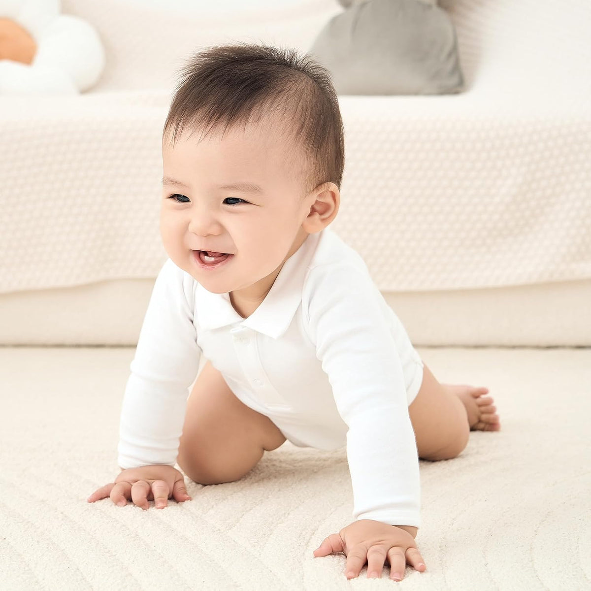 Baby Girls Boys Bodysuit Super Soft Cotton Romper 0-24 Months
