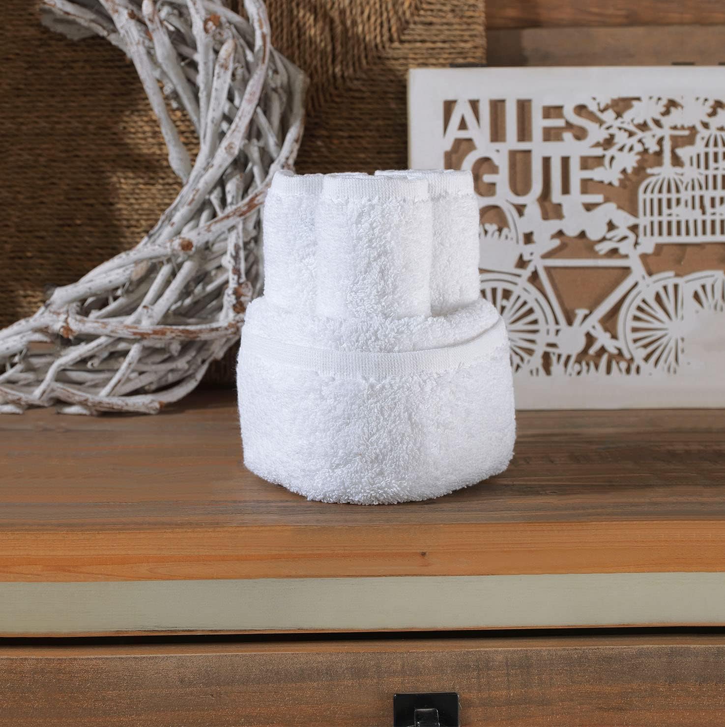 Washcloth Linen Set Premium Original Turkish Cotton, Hotel Quality for Maximum Softness & Absorbency Face Towels for