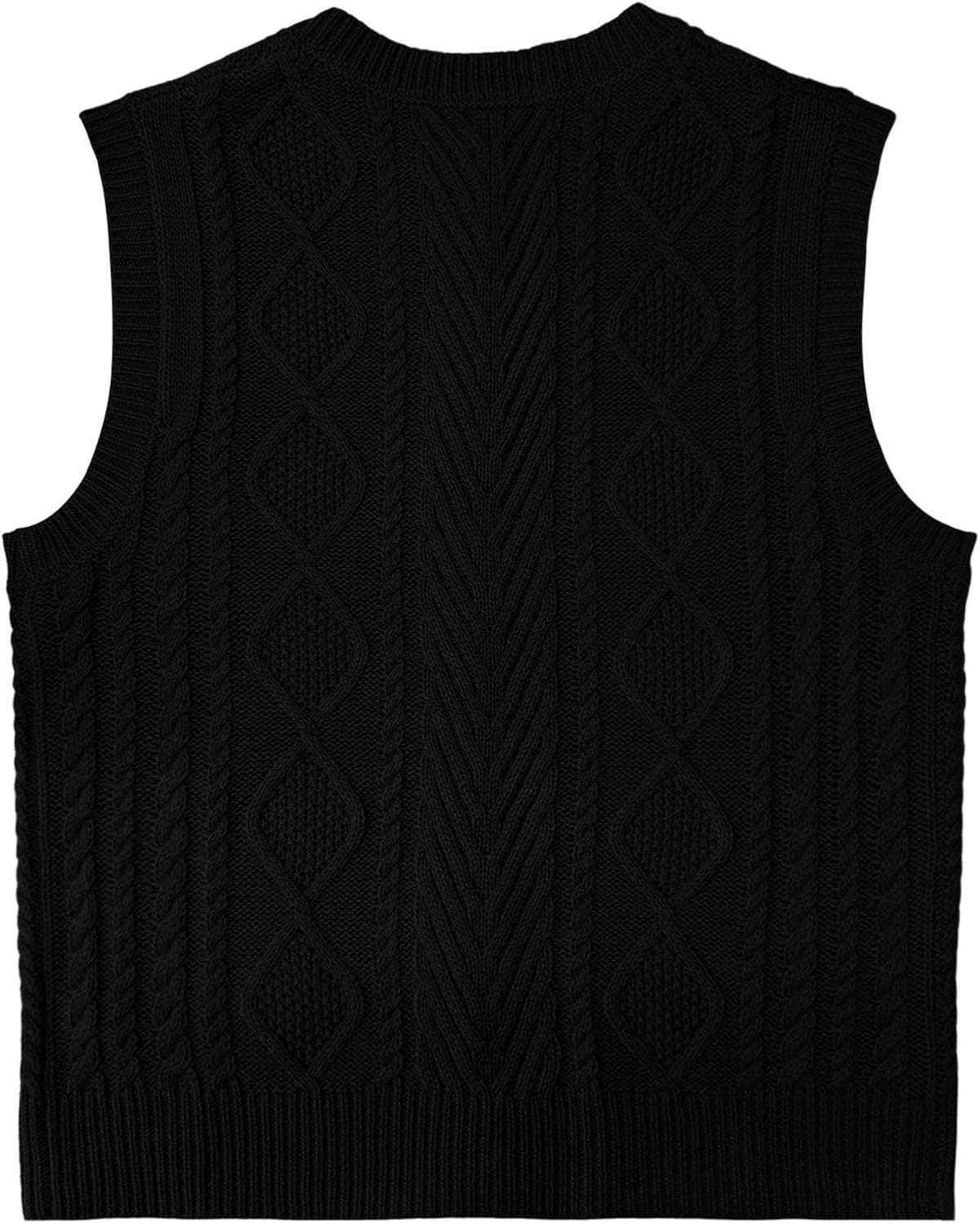 Kid Girls Sweater Vest Sleeveless Button Down Knit Cardigan School Uniform Sweater Vest Top 5-13Y