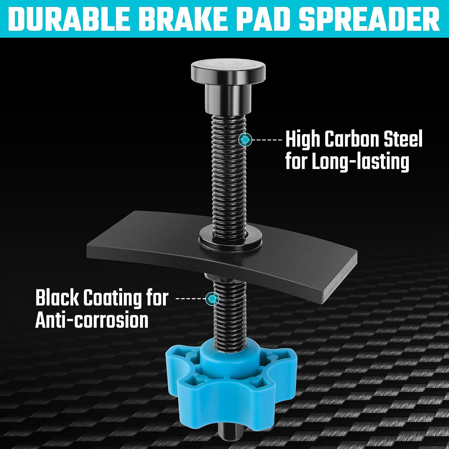Caliper Piston Compressor Tool with 2PCS Brake Caliper Hangers