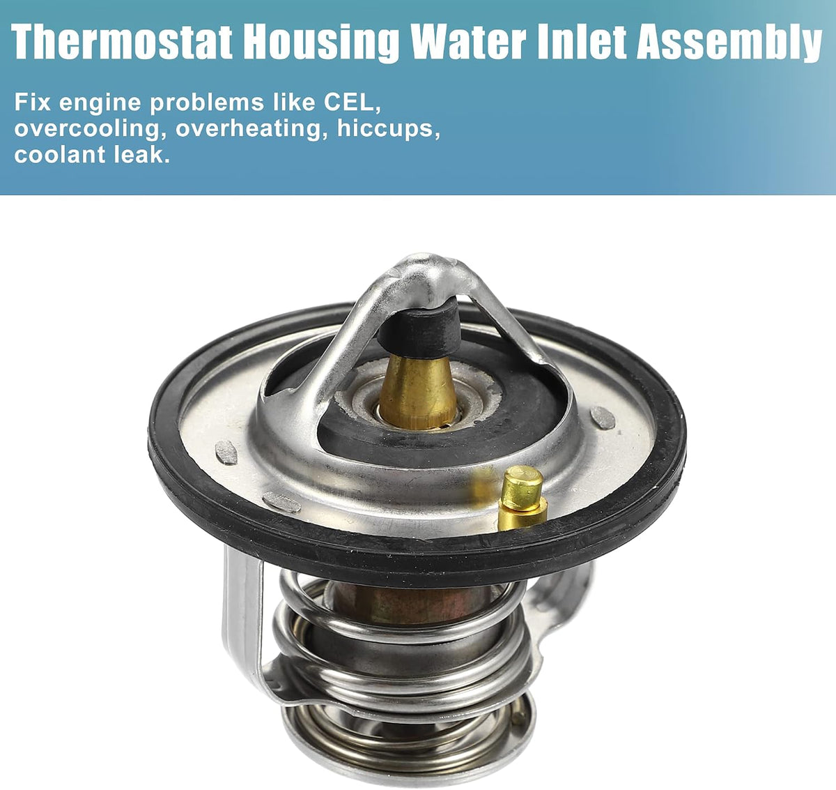 X AUTOHAUX 21200-EA000 Engine Coolant Thermostat for Nissan Altima Sentra