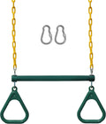 Swing Sets for Backyard, Monkey Bars & Swingset Accessories - Set Includes 18" Trapeze Swing Bar & 48" Heavy Duty