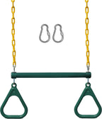 Swing Sets for Backyard, Monkey Bars & Swingset Accessories - Set Includes 18" Trapeze Swing Bar & 48" Heavy Duty