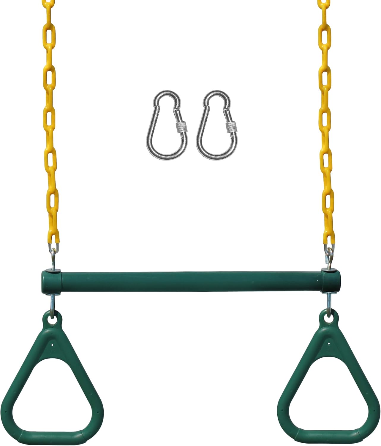Swing Sets for Backyard, Monkey Bars & Swingset Accessories - Set Includes 18" Trapeze Swing Bar & 48" Heavy Duty