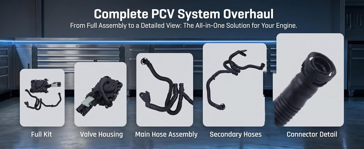 PCV Valve Hose for Audi A4 A6 A7 A8 Q5 Q7 RS7 S4 S5 SQ5 for Volkswagen VW Touareg 2.0L 3.0L 3.2L 4.0L 2005 2006 2007 2008 2009 2010 2011 2012 2013 2014 2015 2016 2017 2018 06E-103-217-AA
