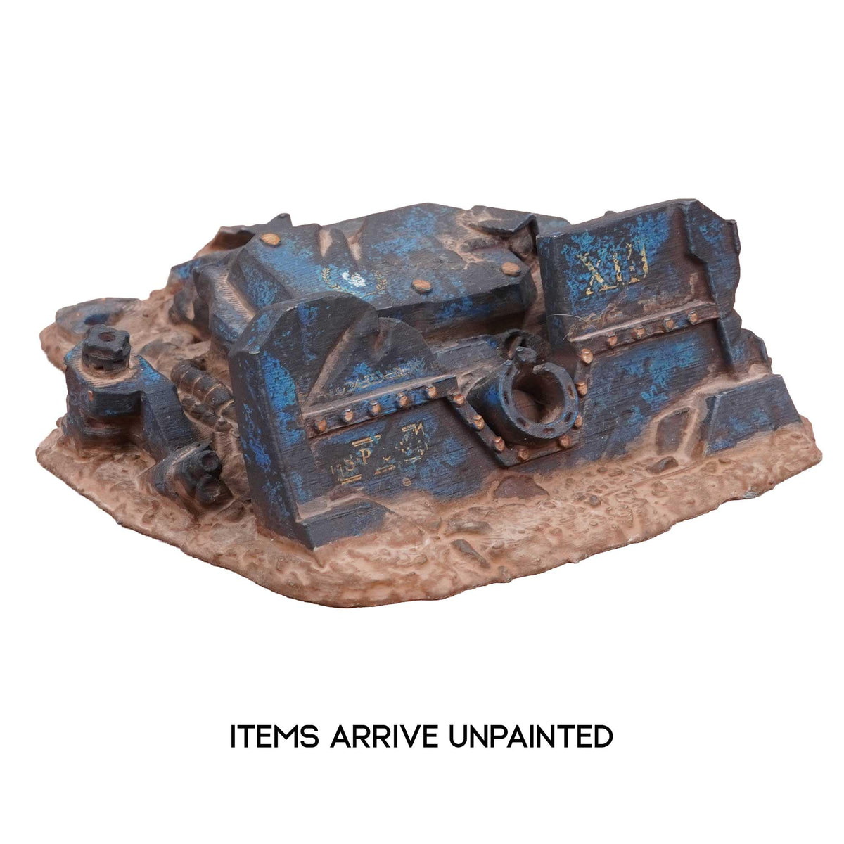 Destroyed Grimdark Tanks - Sci-Fi Grimdark Tanks for Tabletop Wargaming 28mm 32mm