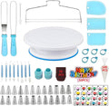 Cake Decorating Kit, 248 Pcs Baking Supplies (Blue)