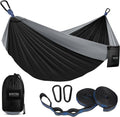 Camping Hammock, Portable Hammocks with Tree Straps & Attached Carry Bag, Camping Essentials Gear, Perfect for