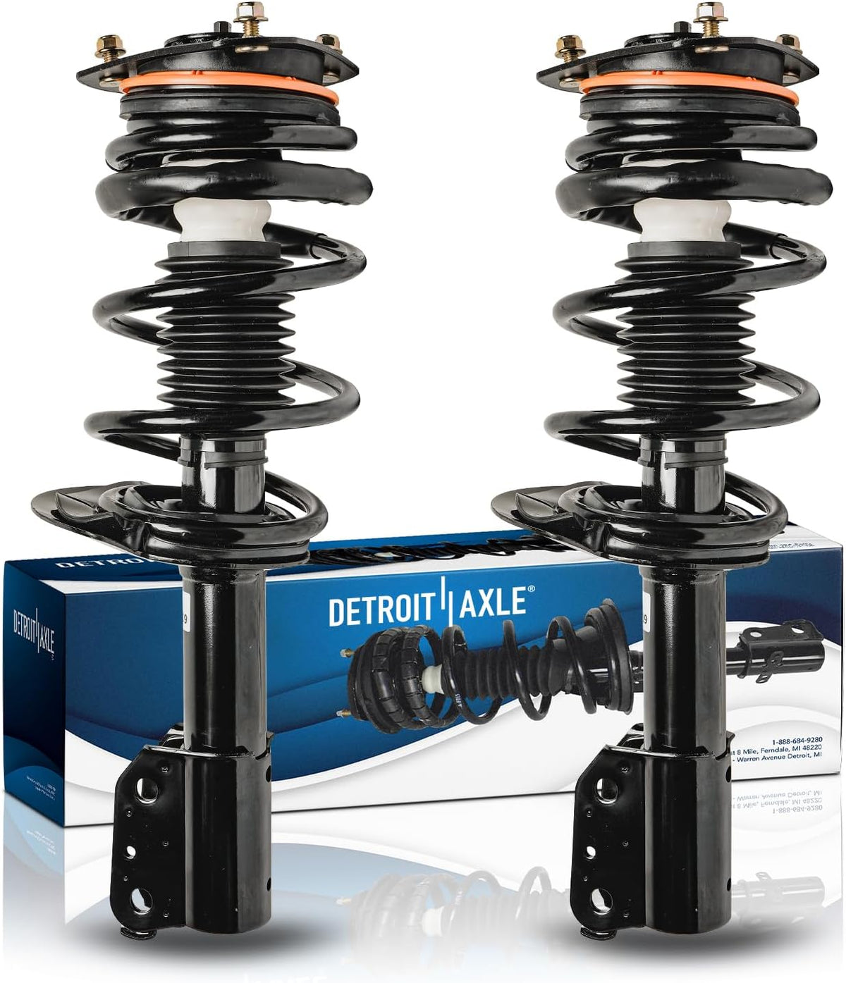 Detroit Axle - 2 Front Struts for Chevy Impala Monte Carlo