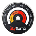 Skyflame Wood Stove Thermometer, Magnetic Chimney Flue Pipe Meter