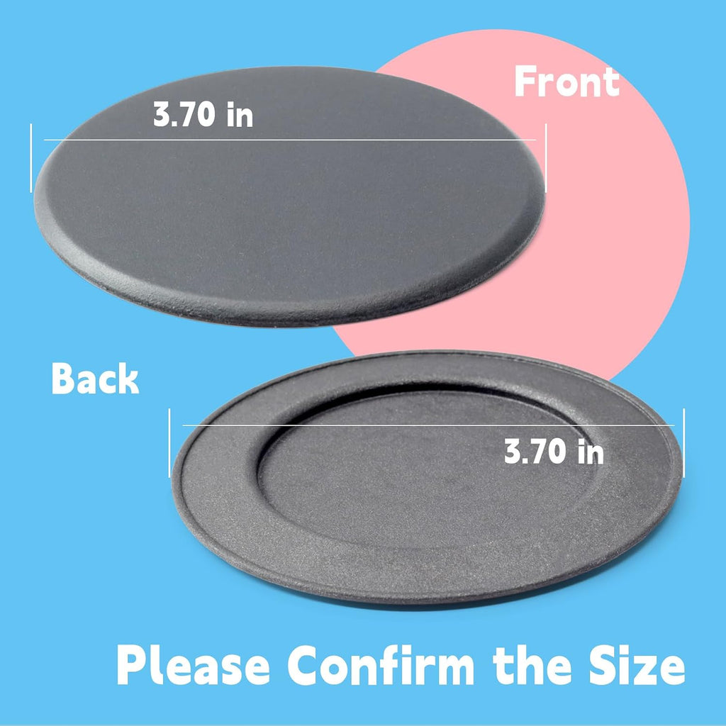 DG62-00067A Gas Range Cooktop Large Surface Burner Cap Replacement for Samsung Stove Oven Hat Parts NX58H5600SS/AA NX60T8311SS/AA NX60A6511SS/AA, 3.74 Inch Replace 2754487 AP5582107 PS4240971
