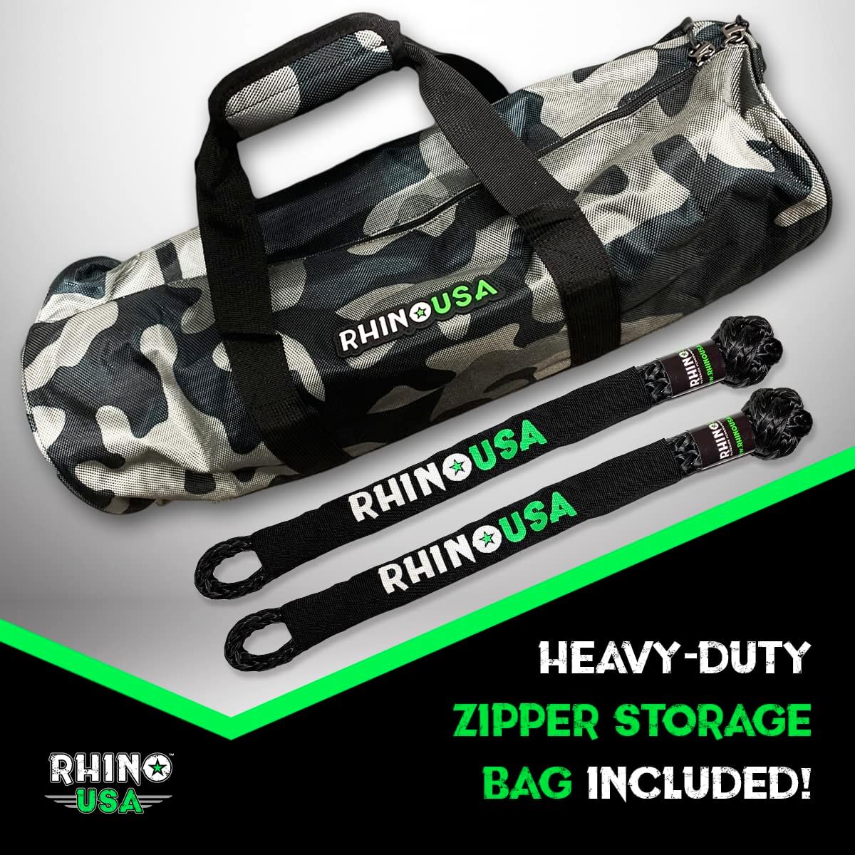 Kinetic Rope Recovery Kit, 7/8in x 30ft w/Soft Shackles
