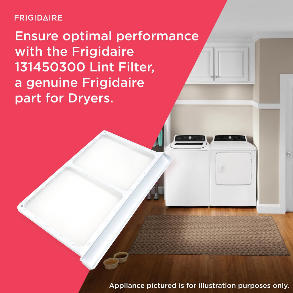 Frigidaire 131450300 Lint Filter for Dryers, White