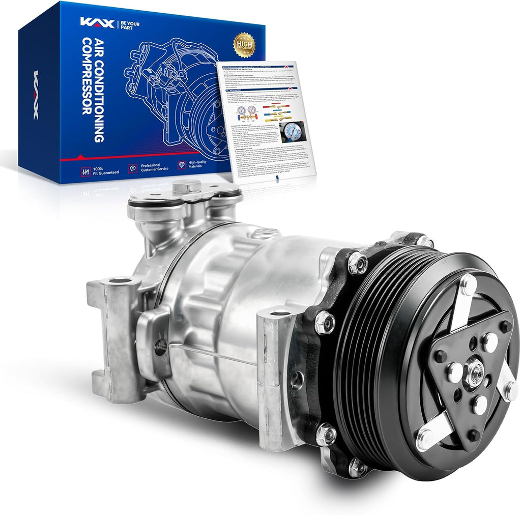 KAX 58947 AC Compressor with Clutch Fit for Chevy S10 1998-2004 4.3L