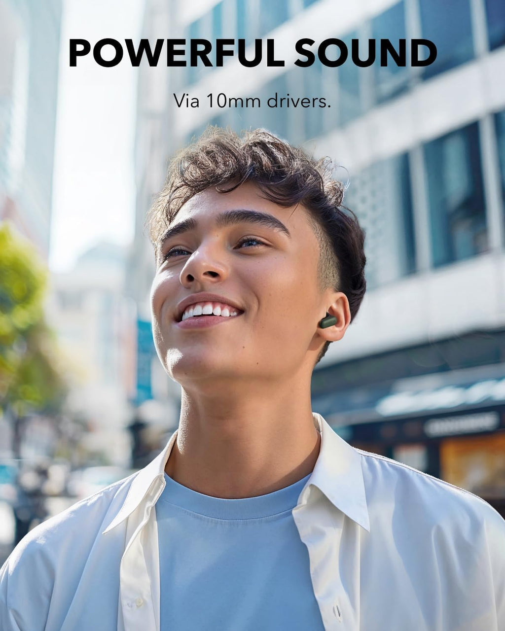 P30i by Anker Noise Cancelling Earbuds, Strong and Smart Noise Cancelling, Powerful Bass, 45H Playtime, 2-in-1 Case