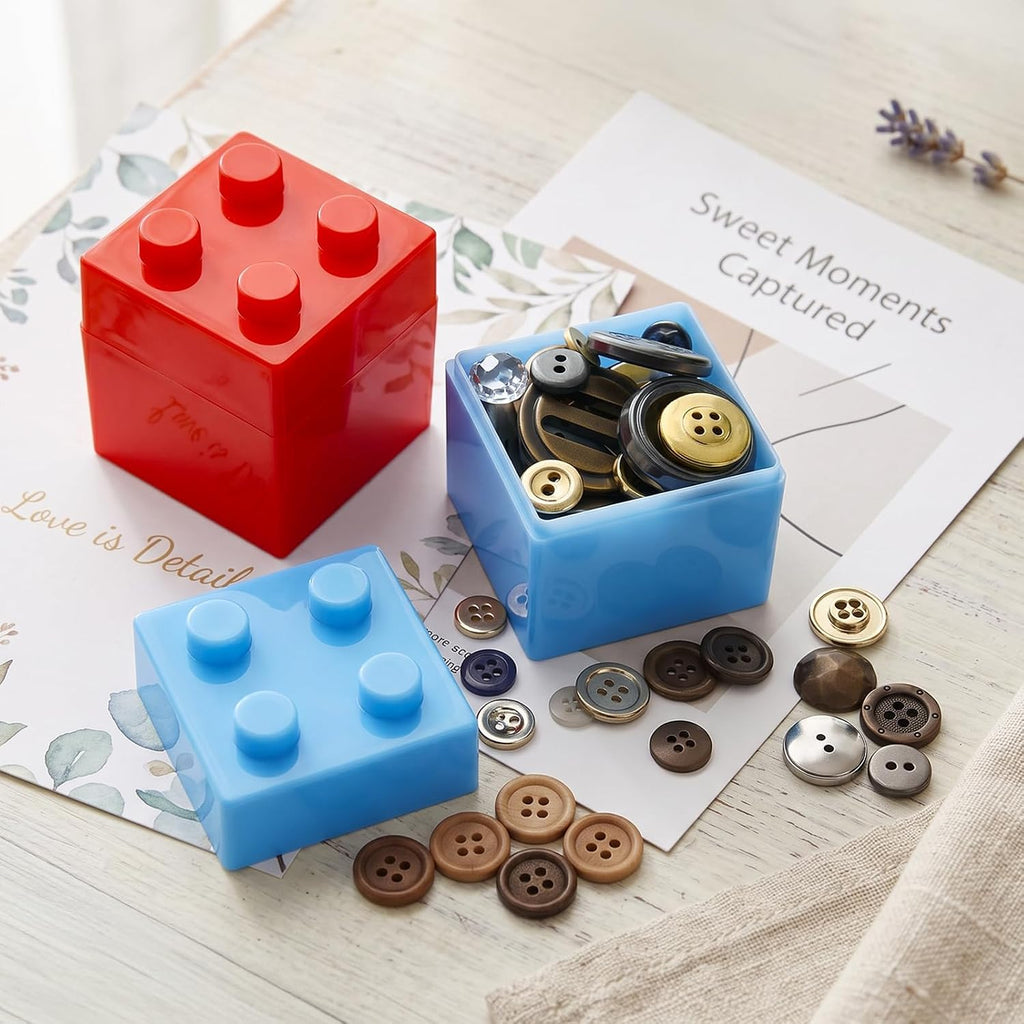 36 Pcs Colorful Favor Boxes, Plastic Gift Boxes, 2x2x2 Inches