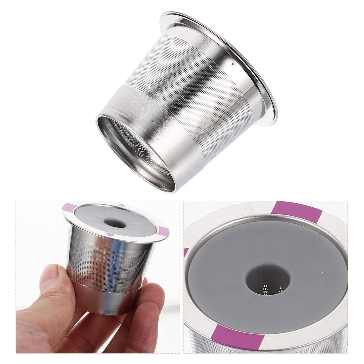Reusable Stainless Steel Coffee Pod Capsules for Coffee Machines