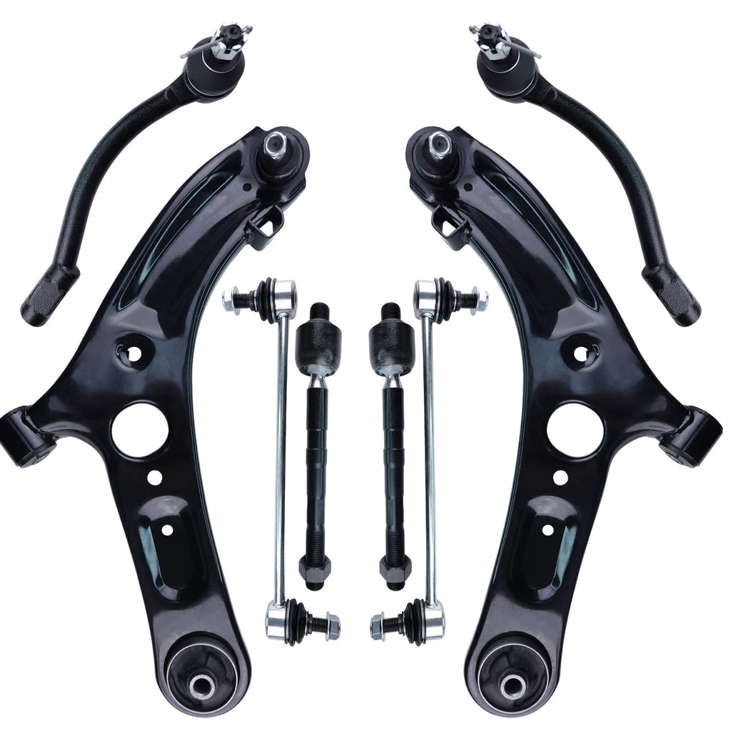 HAWK BROTHER Control Arm, 8 Pcs Suspension Kit Front Lower Ball Joints