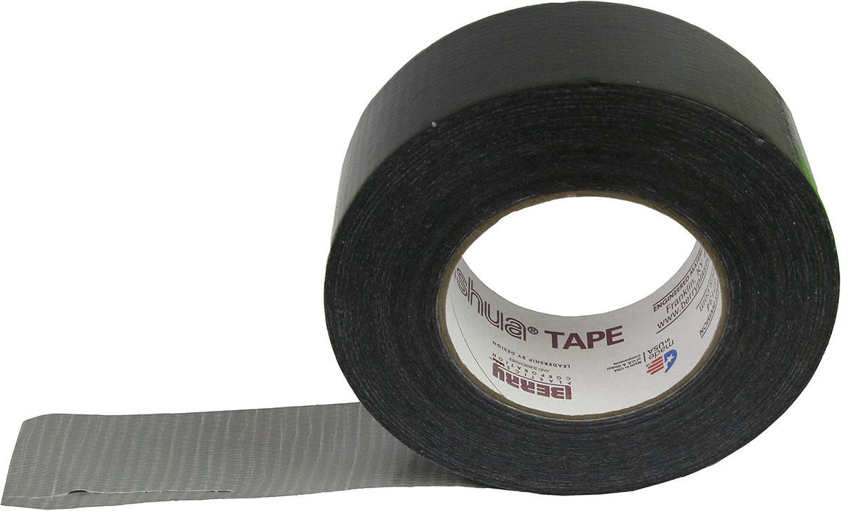 Military 100 Mph Cloth Duct Tape, 60 yards Length x 2" Width, Black