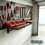 Wall Mount Folding Workbench, 31.5"x15.75"Inch