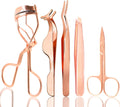 5-in-1 Lash Applicator Tool Kit, Lash Tweezers Set | Eyelash Applicator, Tweezers, Curler and Scissors for Easy False