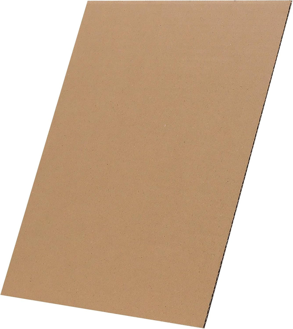 80 PCS Corrugated Cardboard Sheets,8.5x11 In Flat Cardboard Board