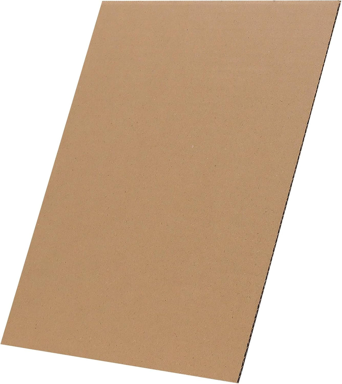 80 PCS Corrugated Cardboard Sheets,8.5x11 In Flat Cardboard Board