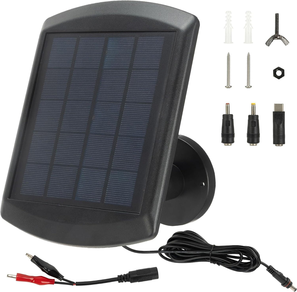 6V Solar Panel for Deer Feeder, Adjustable & Durable