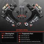 A-Premium 12Pcs Suspension Kit, Front Lower Control Arm