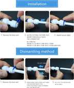 1/4" x 1/4" Push-Fit Connector for RO System, 5 Pcs