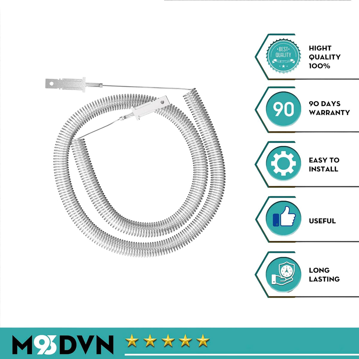 Dryer Heating Element Replacement for Frigidaire FEX831FS2 FEX831CS0 FEX831FS1 FEX831FS4