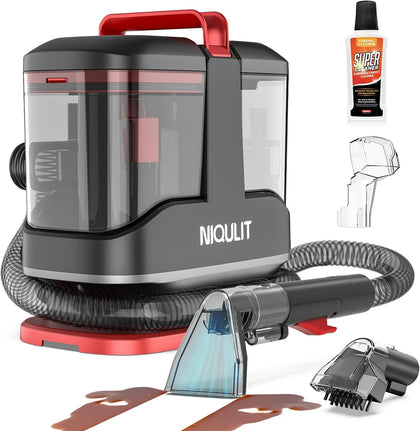 Portable Spot Cleaner Machine for Carpet & Upholstery,15 Kpa Strong Suction Furniture Cleaner Machine for Pet Stain