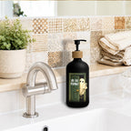 Funny Halloween Bathroom Glass Soap Dispenser with Pump