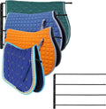 Saddle Pad Rack 4 Bar Wall Mount, Horse Blanket Holder 180 Degree Swing Rack Arms Saddle Rack Wall Mount for English