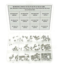 300PCS #2-56#4-40#6-32#8-32 UNC 304 SS Cup Point Set Screws Kit