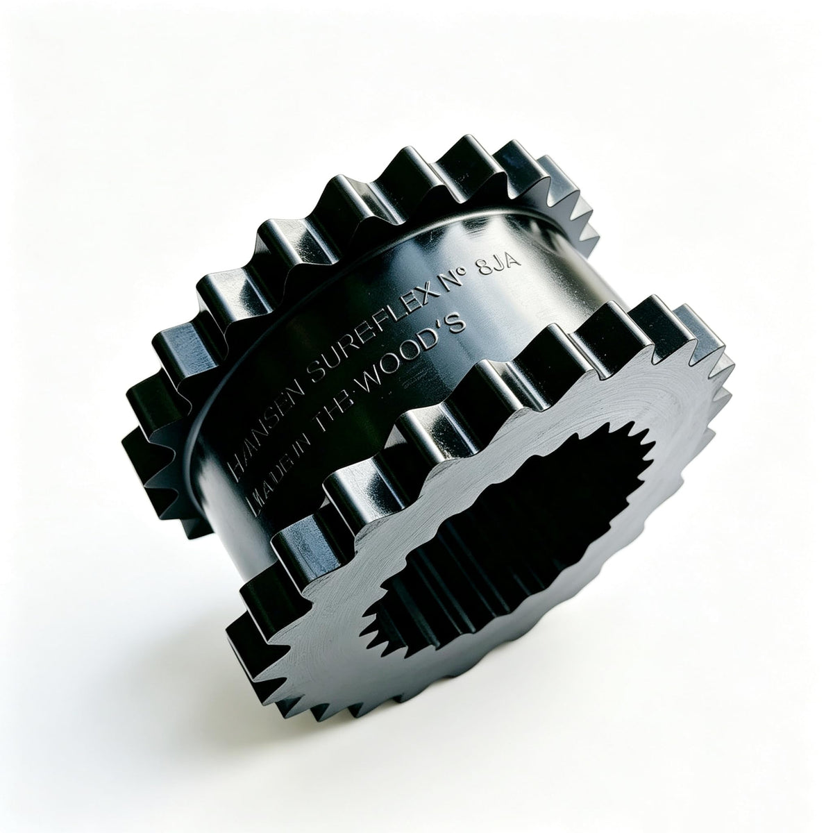 Velodi 8JE Flexible Coupling Elastomer 2.5" L 5.06" OD 1135in-lbs Torque