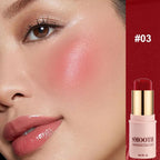 Hot Red Monochromatic Cream Blush Stick for Cheek, Eyeshadow, Lip, 0.28oz