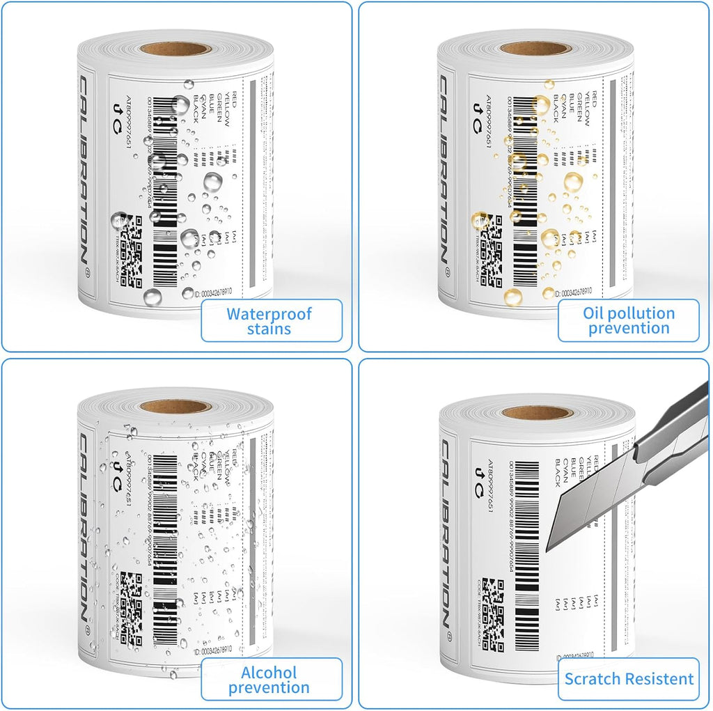 Thermal Label Roll,Shipping Label 4x6,NefLaca Mailing Label,Printer Paper 4"x6",Permanent Adhesive Label,Compatible
