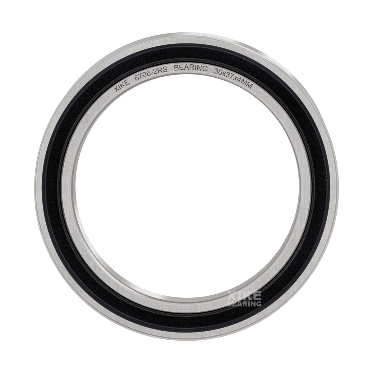 XIKE 10 Pcs 6706-2RS Bearings 30x37x4mm, Double Rubber Seals.