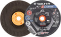 Walter 08P500 5x1/4x5/8-11 Xcavator Spin-On Premium High Removal Grinding Wheels Contaminant Free Type 27S, 20 pack
