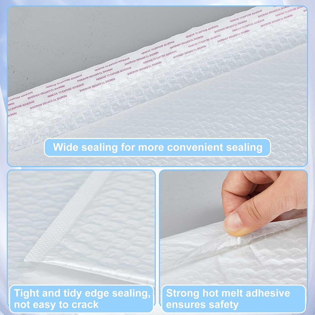 15 Pack 14 x 19'' Extra Large Bubble Mailers Padded Envelopes, White